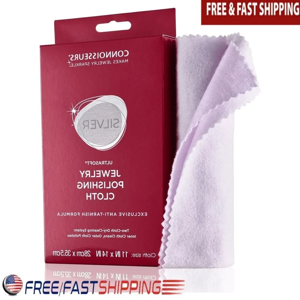 BUTTERFLY- Ultrasoft Jewelry Polishing Cloth Non-Toxic Cleaning Shield Anti-Tarnish High