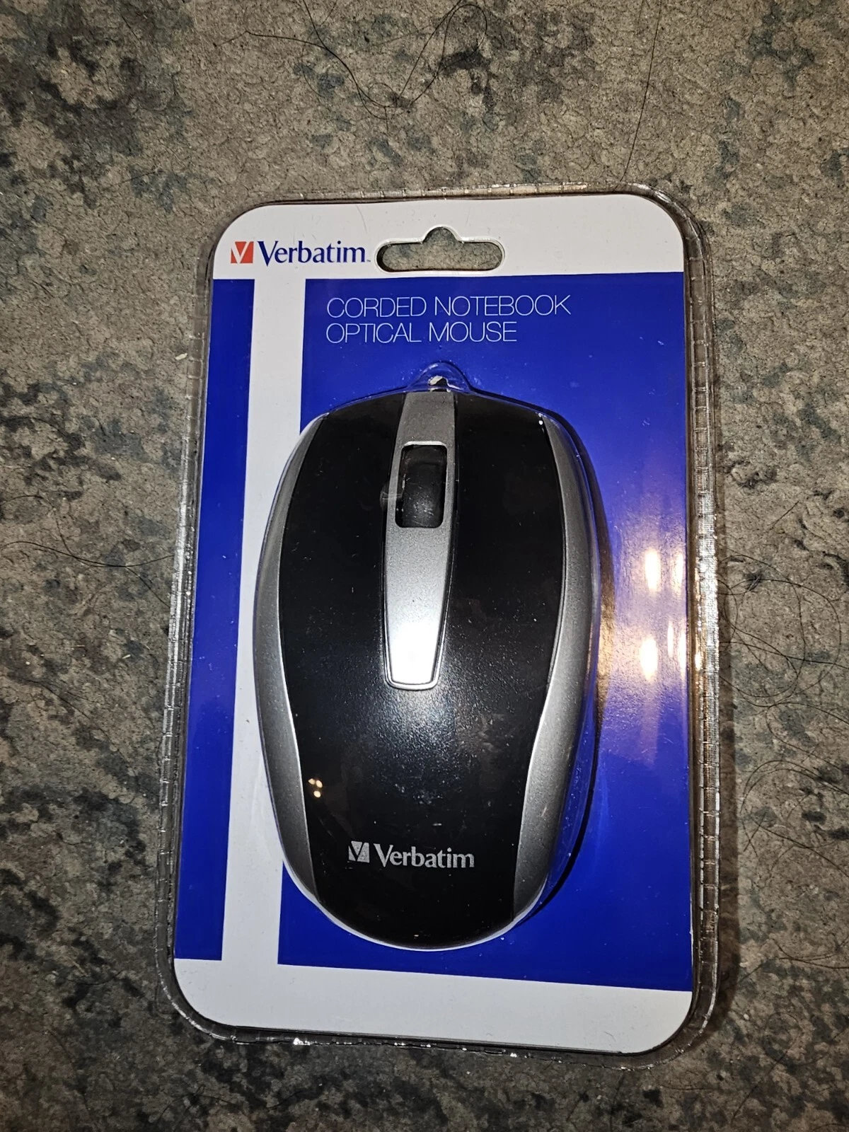 BUTTERFLY- Verbatim 99741 Corded Notebook Optical Mouse Usb Wired Ambidextrous New