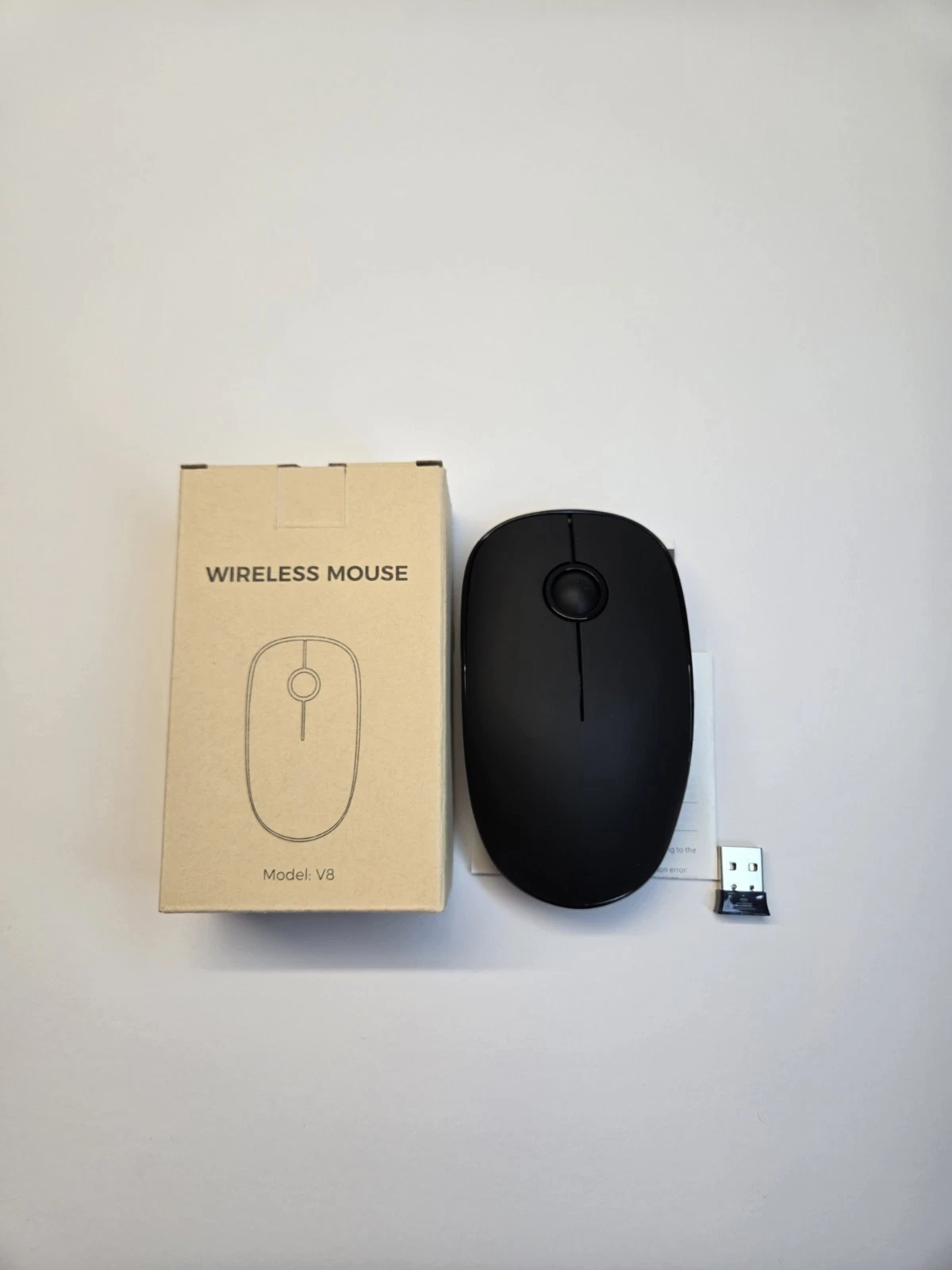 BUTTERFLY- Wireless Mouse 1.5V With Usb, For Gaming And Business Work - Black