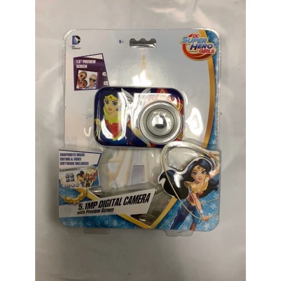 BUTTERFLY- Wonder Woman Dc Super Hero Girls Digital Camera Preview Screen 5.1 Mega Pixels