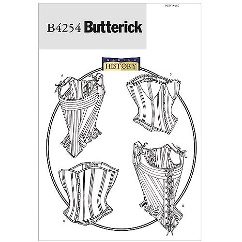 BUTTERICK PATTERNS B4254 Misses' Stays and Corsets, Size 6-8-10