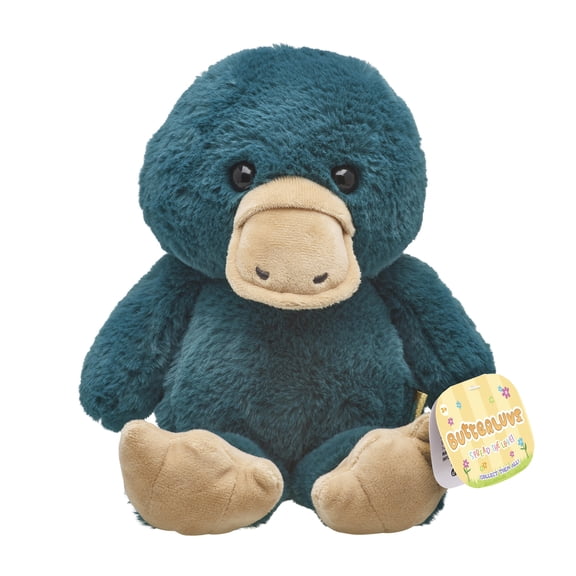 ButterLuvs Plush Platypus Stuffed Animal, 8 Inch Super Soft Teal Blue Cuddly Toy
