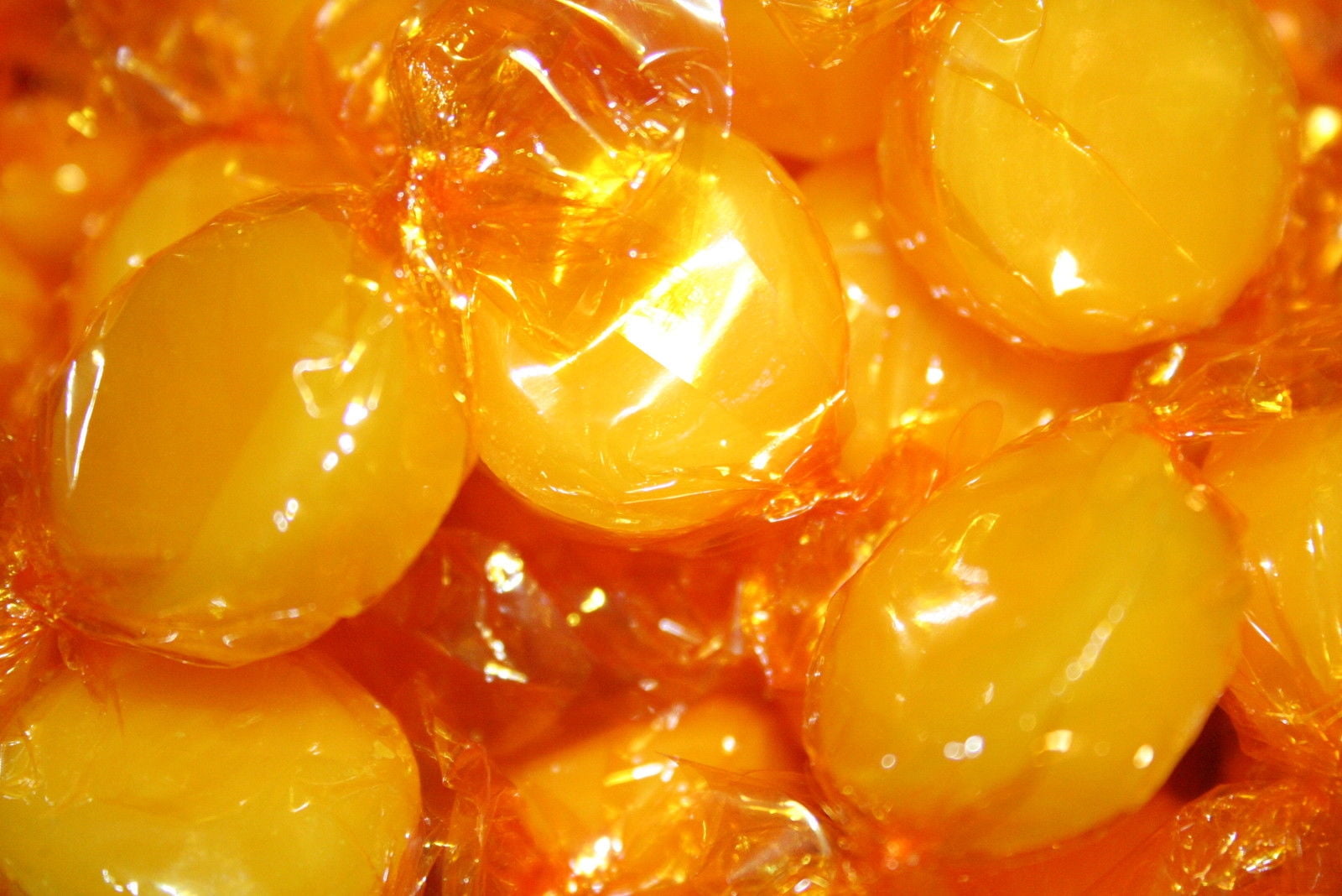BUTTERSCOTCH DISCS HARD CANDY WRAPPED, 5LBS