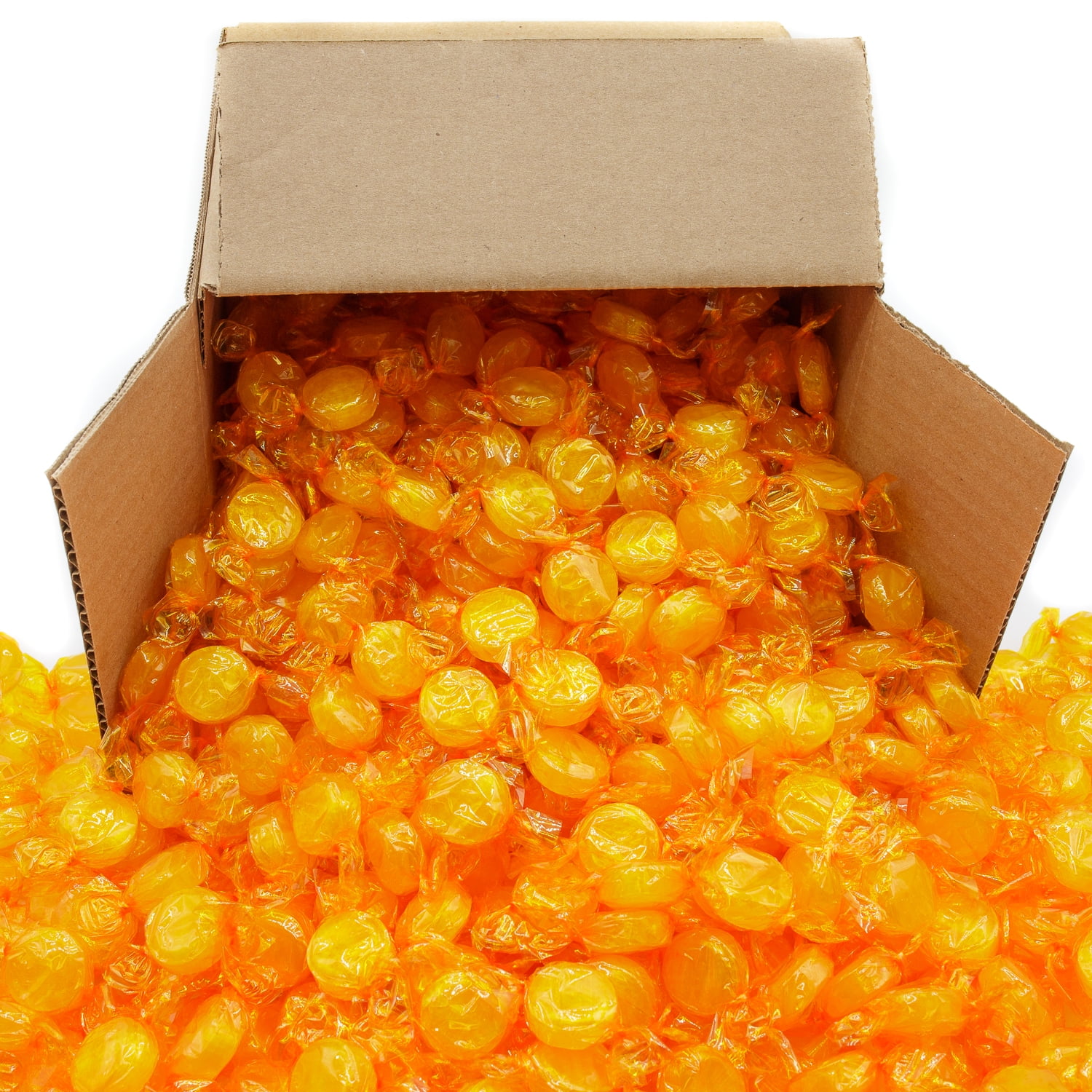 BUTTERSCOTCH Hard Candy 5 lb Bulk Bag, Individually Wrapped, Sweet Gourmet Candies