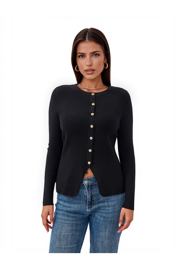 Women's Button Cardigan Sweater, Sizes S-XXL
