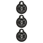BUTTON LAMP Adhesive LEDs Light Package - Lightweight, Ultra Small, Ultra Bright LED Utility Lights - 3 Pack BL-5475