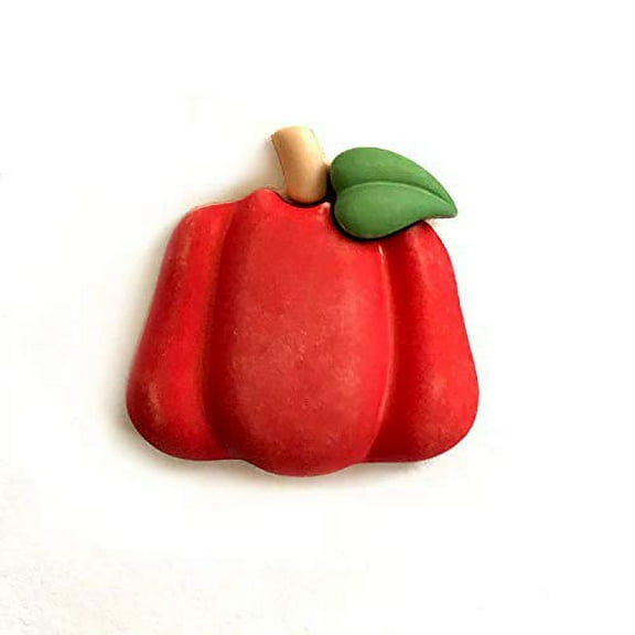 BUTTONS GALORE PUMPKIN BULK 3D - 25 BUTTONS