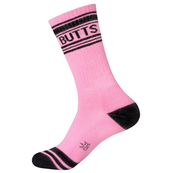 Butts, Gumball Poodle Novelty Gift Socks for Men, Women and Teens, Unisex Crew Socks (Made in the USA)