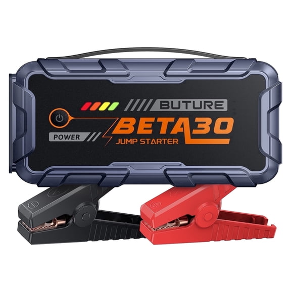 Open Box BUTURE 6000A Jump Starter, 26800mAh Portable Car Battery Booster for All Gas & 12L Diesel, 800LM LED Light, 18W Fast Charge Power Bank