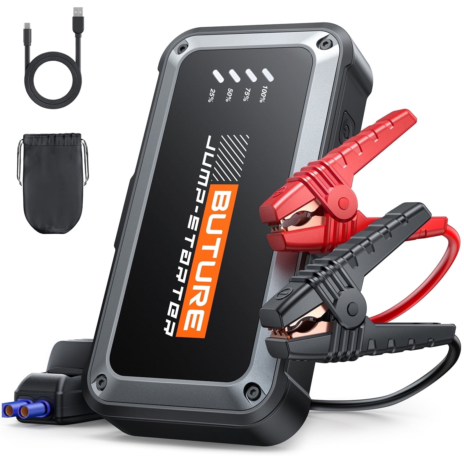 BUTURE 3500A Car Jump Starter, 12V Battery Booster for 8.5L Diesel/9.0L Gas, Power Bank, 4-Mode LED Light