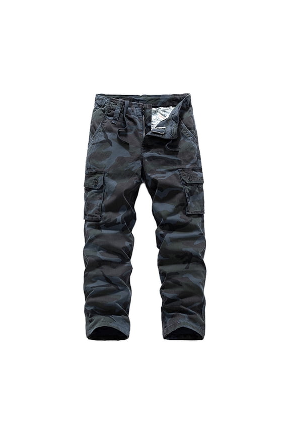 Men's Cargo Pants Camo Casual Work Military Tactical Pants
