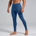 thumbnail image 1 of BUWTTED Men's Casual Pants High Performance Compression with Side Pockets Gym Running Cycling Athletic Training Blue Pants XXXL, 1 of 6