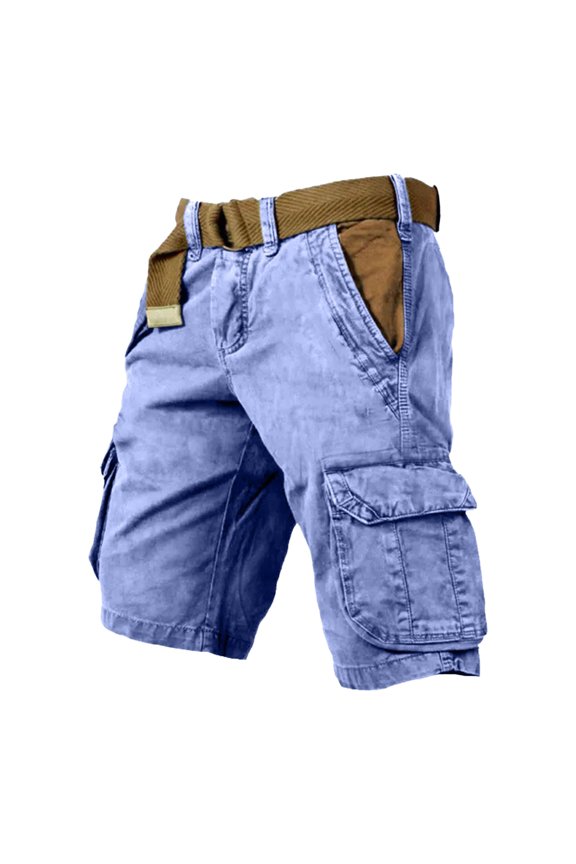 Men's Shorts Cargo Straight Leg Casual Work Pants Comfortable Lightweight Spring Summer Fall Shorts M