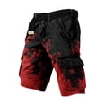 thumbnail image 1 of BUWTTED Mens Shorts Cargo Pants Versatile Straight Leg Printed Casual Hiking Work Spring Summer Shorts XL, 1 of 3