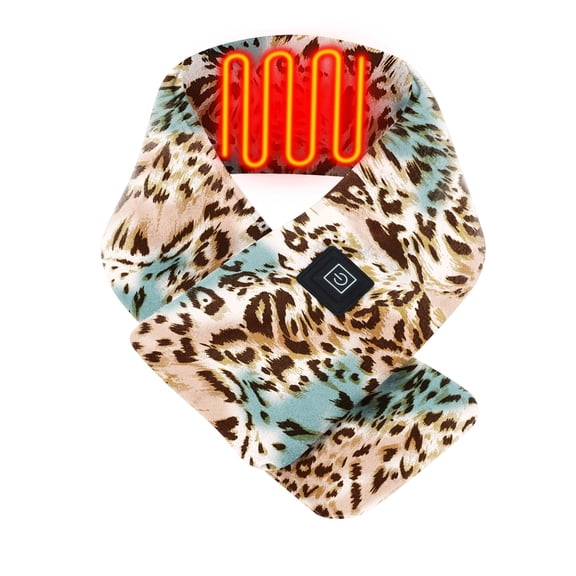 BUWTTED Neck Scarf for Women Usb Electric Heating Merry Christmas Print Shawl Wrap Cozy Soft Elegant Lightweight Fall Warm Winter Scarves Size:One Size