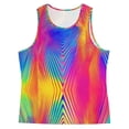 thumbnail image 1 of BUWTTED Tank Tops for Men Graphic Print Muscle Sleeveless Shirt Athletic Workout Casual Streetwear Fashion Tee Multicolour Shirt XXL, 1 of 2