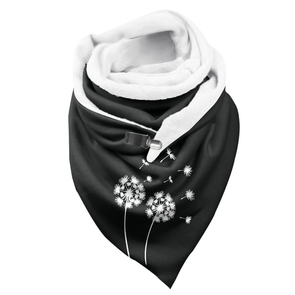 BUWTTED Winter Scarves for Women Warm Line Cotton Thick Print Shawl Wrap Cozy Soft Elegant Lightweight Fall Casual Winter Womens Scarf Size:One Size