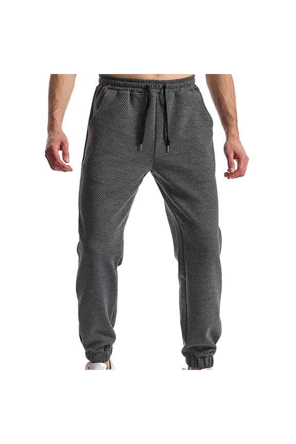Mens Pants Loose Fit Summer Workout Casual Joggers With Cuffed Hem Sport Running Exercise In Plus Sizes Trousers Grey S