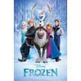 thumbnail image 1 of BUY ART FOR LESS Officially Licensed Frozen Group 1989 36 x 24 Animated Musical Fantasy Movie Art Print Poster, 1 of 6
