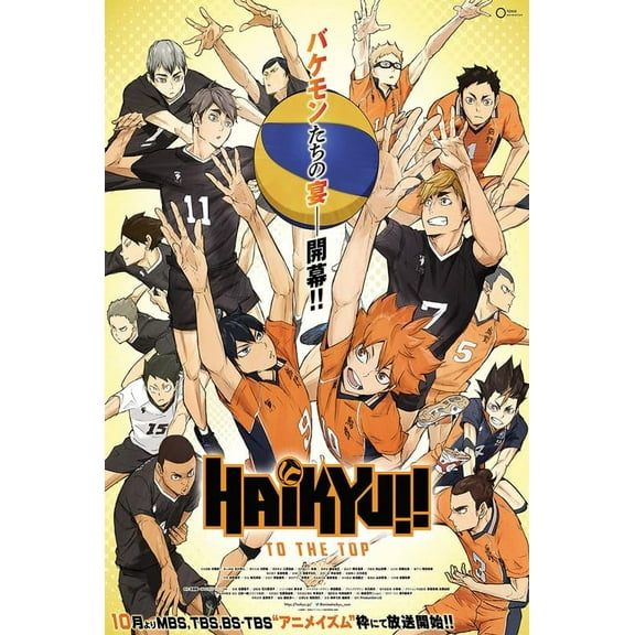 BUY ART FOR LESS Officially Licensed Haikyu To The Top Art Poster 24 x 36 Inch - Decorative Print - Poster Paper - Ready to Frame