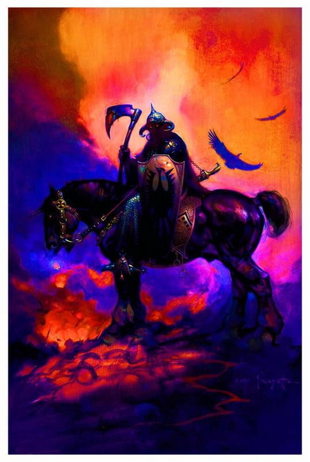 BUY ART FOR LESS Officially Licensed Death Dealer 1 Fantasy art poster ...