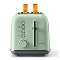 thumbnail image 1 of BUYDEEM 2-Slice Toaster, Mint Green with 7 Browning Controls and Extra Wide Slots, 1 of 6