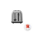 thumbnail image 1 of BUYDEEM DT620 2-Slice Toaster and Coffee Filter Combo, Extra Wide Slots, Retro Stainless Steel with High Lift Lever, Bagel and Muffin Function, Removal Crumb Tray, 7-Shade Settings,Stainless Steel, 1 of 5