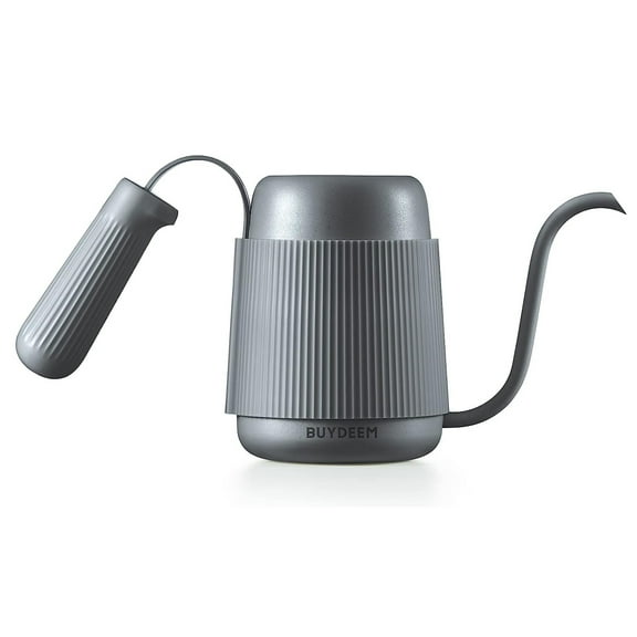 BUYDEEM Portable Pour Over Gooseneck Coffee Kettle, 330ml, Ink Gray