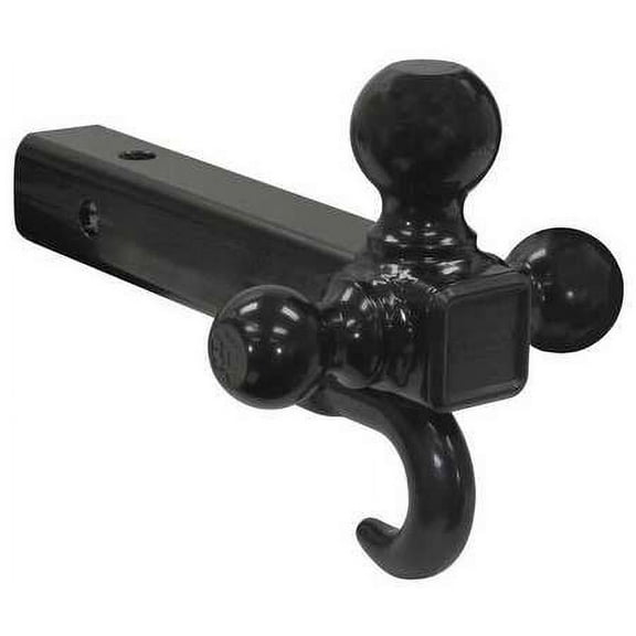 BUYERS PRODUCTS 1802208 Triple Hitch Ball/Hook, Black Powder Coat