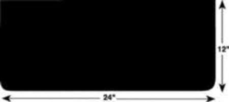 BUYERS PRODUCTS 3VUH7 PLAIN MUD FLAPS 24X12IN,PR G4221594