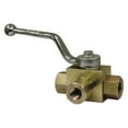 thumbnail image 1 of BUYERS PRODUCTS HBV3W075 Ball Valve,3 Way,3/4",5000 Psi, 1 of 1