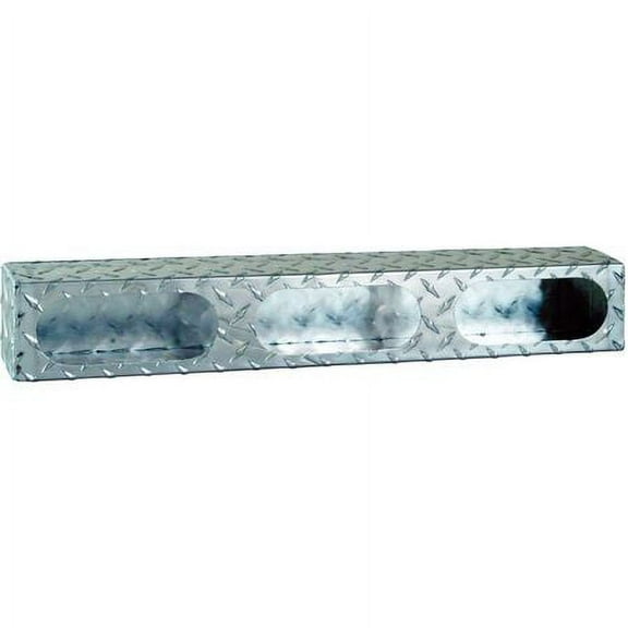 BUYERS PRODUCTS LB3253ALDT Triple Oval Light Box, 3x25x3 In., Alum