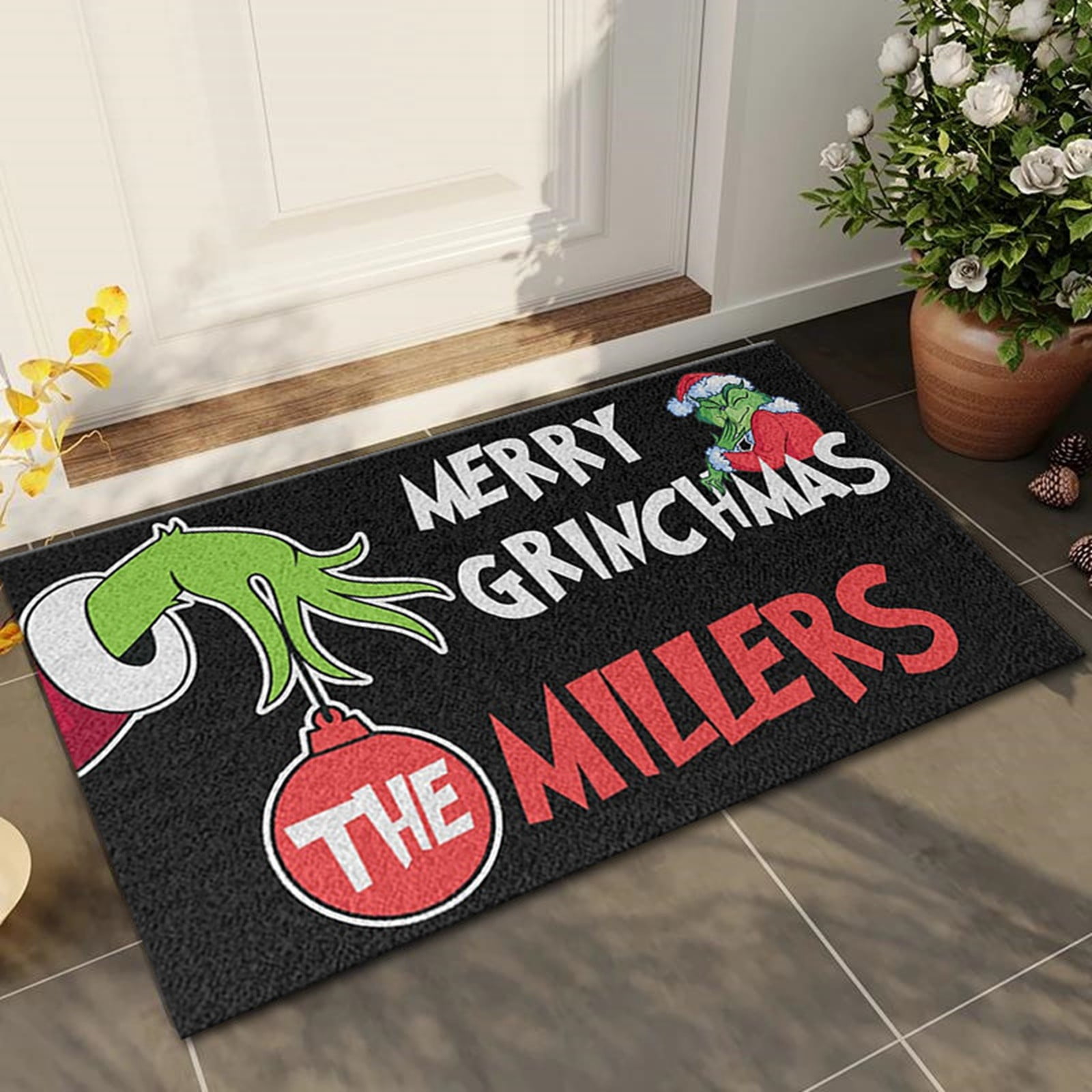 BUYHO Christmas Home Decor Clearances Christmas Carpet Cartoon