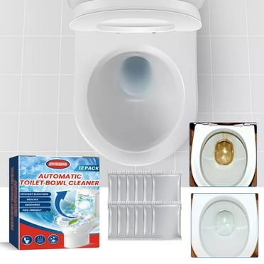 BUYHO Krazy Klean Toilet Cleaner Toilet Cleaner for Descaling & Deodorizing Automatic Toilet Bowl Cleaners with a Long Duration Household Toilet Cleaner 12 pcs