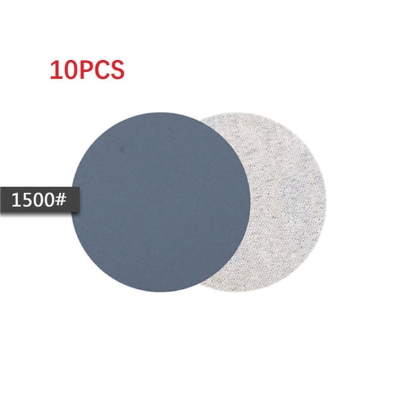 BUYISI 10PCS 3 Inch Assorted Sandpaper Hook -Loop Sanding Disc 1000# /2000# /3000#/4000# 5000#10000#Grits For Sanding Polishing 1500#