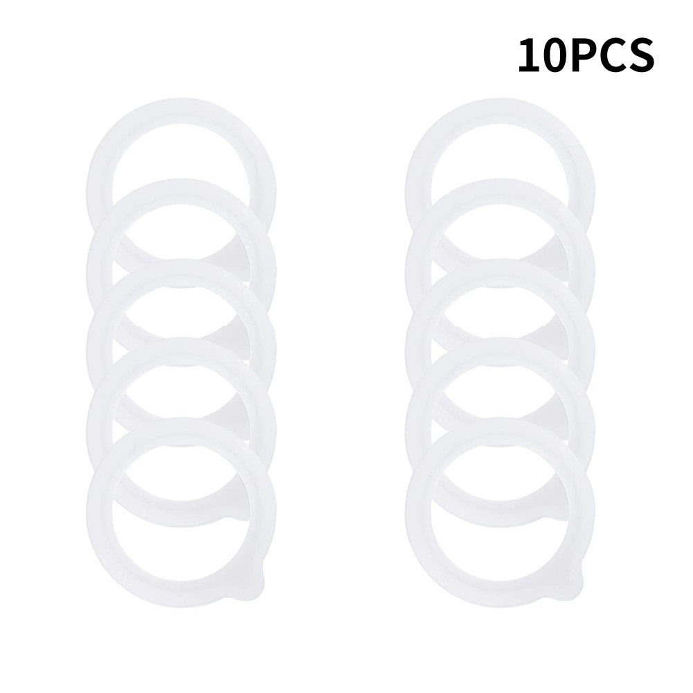 BUYISI 10Pcs Silicone Replacement Gasket Airtight Rubber Seals Rings