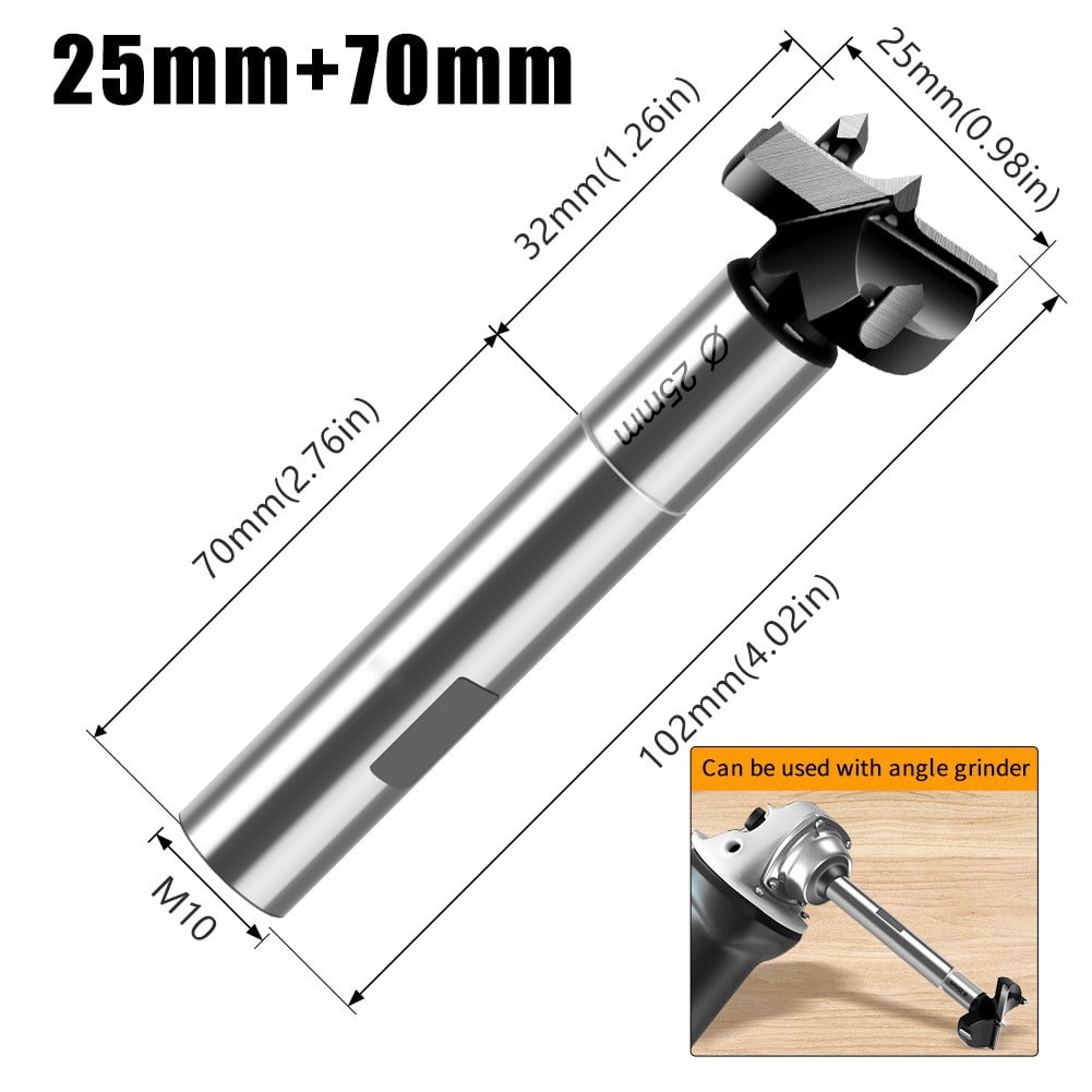 BUYISI 15-35mm Concealed Hinge Drill Bits M10 thread for Hole Drilling ...