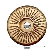 BUYISI 16mm Aperture 85-100mm Arc Angle Grinding Wheel Woods Shaping Grinding Discs