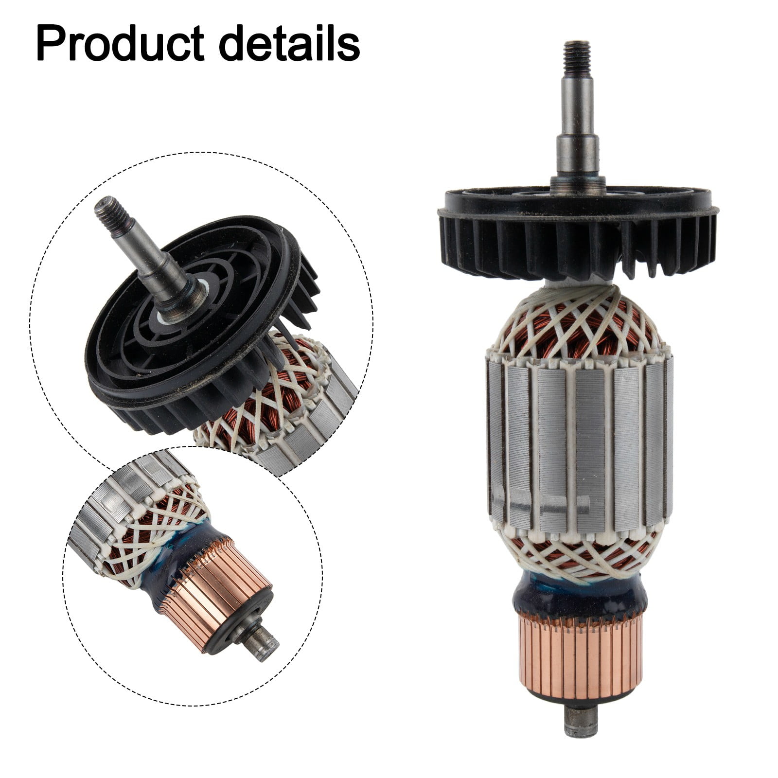 BUYISI 180 Angle Grinder Rotor For GA7020/GA9020 Angle Grinder 230 ...
