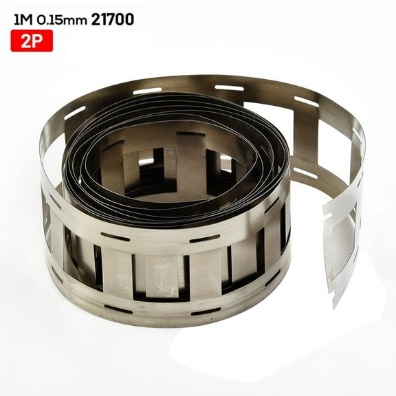 BUYISI 1M Nickel Strip 2P 0.15*27mm Nickel Strip For 18650- Lithium Battery Welding Tape High Purity Pure Nickel Belt 2P,3P,4P 3 Types 2P