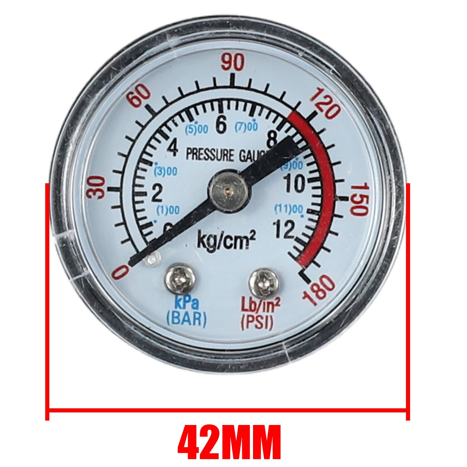Allstar 1.5in Gauge 0-30 PSI Turned Face Liquid Filled Allstar 1.5in Gauge 0-30 PSI Turned Face Liquid Filled