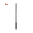 thumbnail image 1 of BUYISI 1pc Hexagon Screwdriver Bit Quick Change Impact Driver Power Drill 100mm Length 3mm, 1 of 8