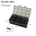 thumbnail image 1 of BUYISI 1pcs Multi-Grid Slots Tool Case Storage Boxes Adjustable Screw Jewelry Organizer 24 grids, 1 of 7