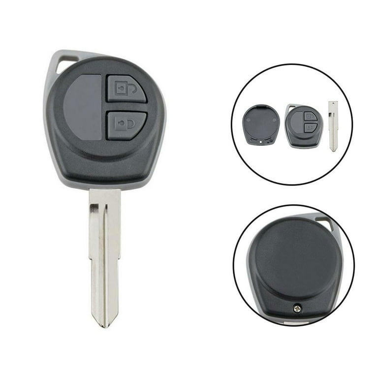 BUYISI 2 Buttons Car Key Fob Case Shell For Suzuki Vitara Swift Ignis Sx4 Liana