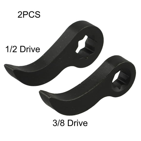 BUYISI 2Pcs Pry Bar Wrench Adapter Crowbar Adapter Head For Half Shaft Removal Car 1/2 3/8 Inch Drive Breaker Bar Ratchet For Prying