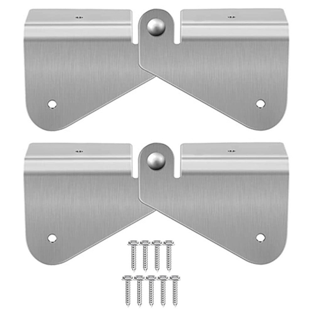 BUYISI 2pc Downspout Gutter Hinge Flip Up Hinge Guttering Extension Zip Hinge