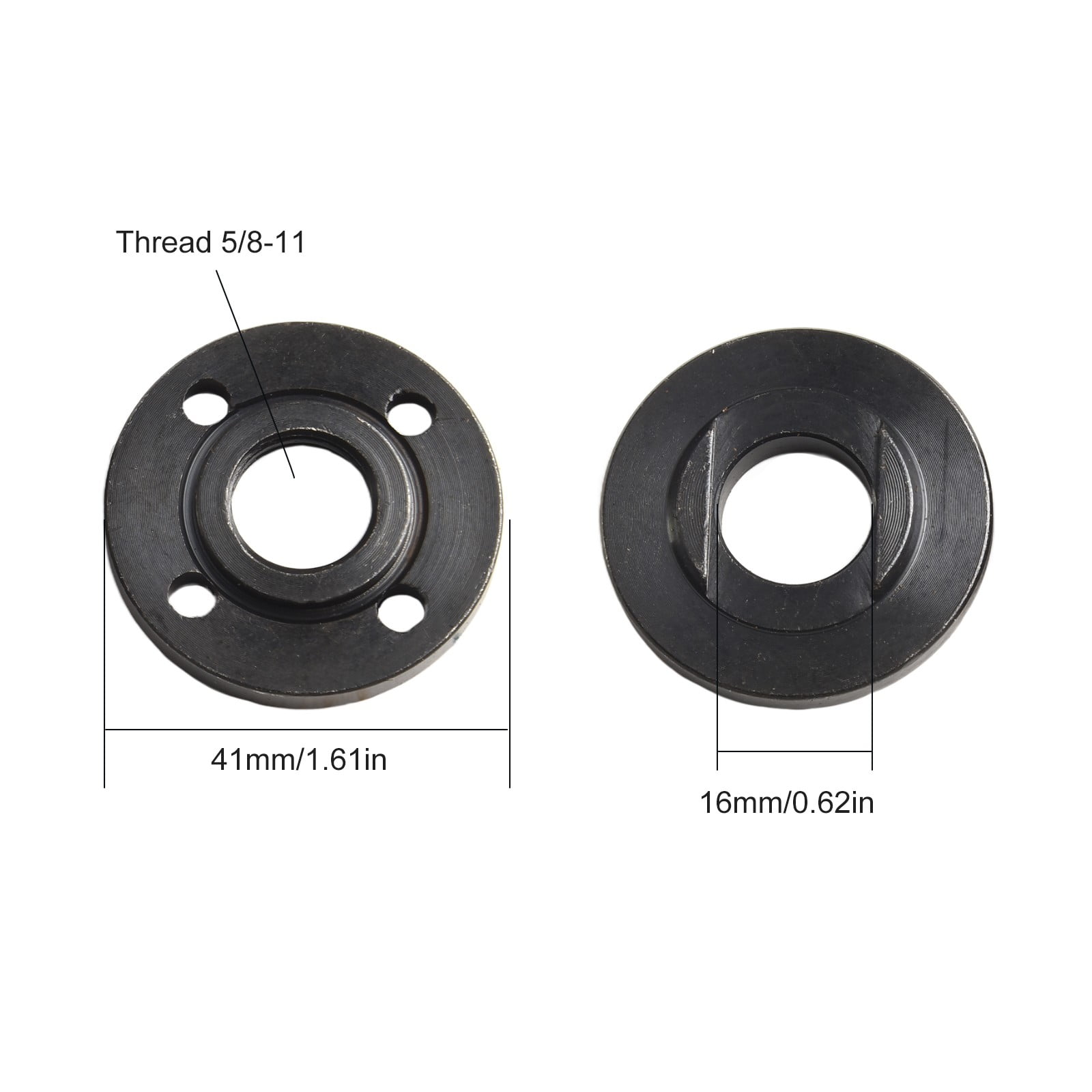 Superior Electric LN5811MT 5/8-11 Thread Quick Change Disc Flange Locking Nut, 1.75" O.D.
