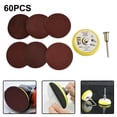 thumbnail image 1 of BUYISI 50mm Sanding Sander Backing Pads Rotary Drill Bit Sandpaper Disc Tools Kit, 1 of 9