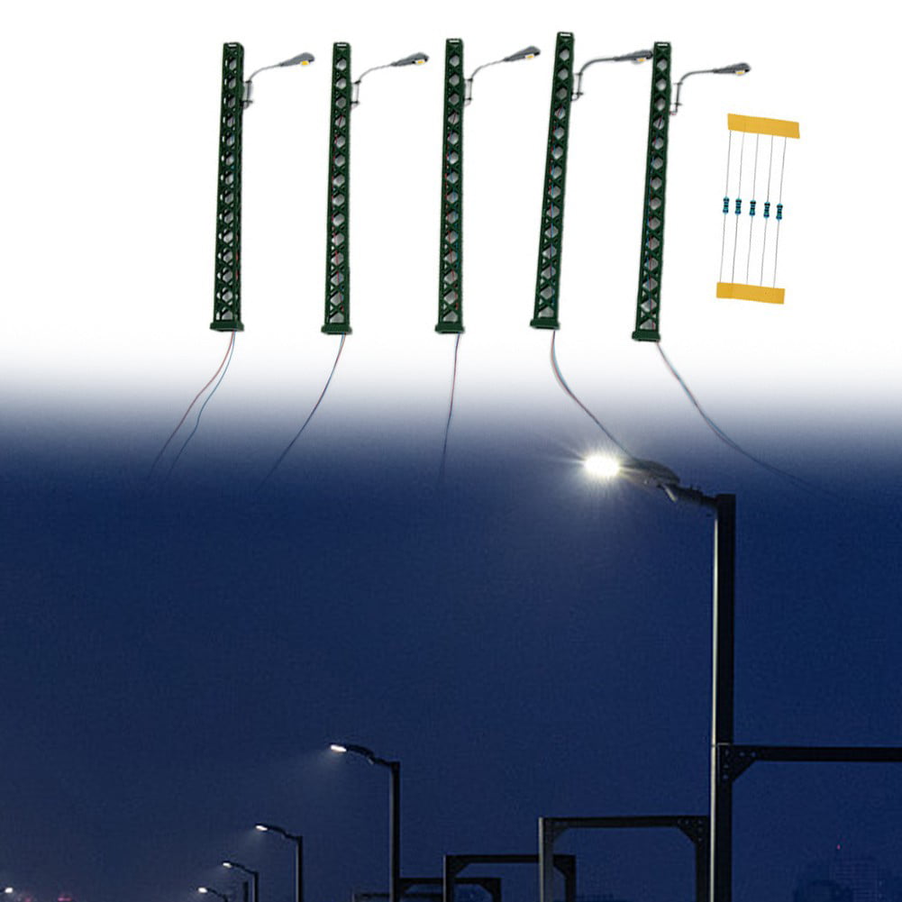 5x Modellbau Lampen N Gauge - Eisenbahn Lichter Für Modellbahn Layout