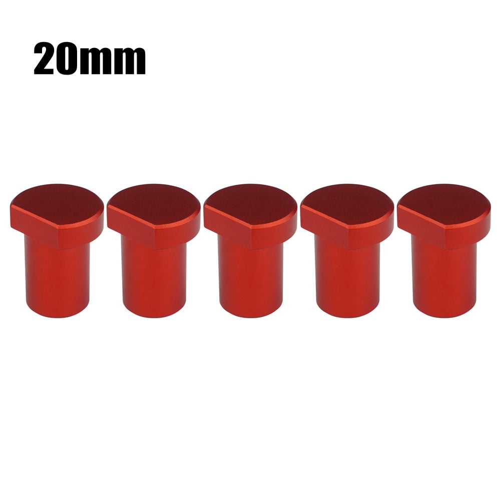 Lot De 4 Chiens De Banc En Aluminium 20 Mm - Pour Tables MFT, Avec Coussin Anti-glisse - Arrêt Et Serrage Pour Travail Du Bois